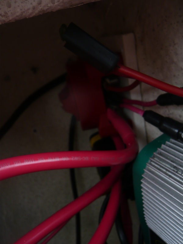 on board battery charger, blue sea switch with relay charger