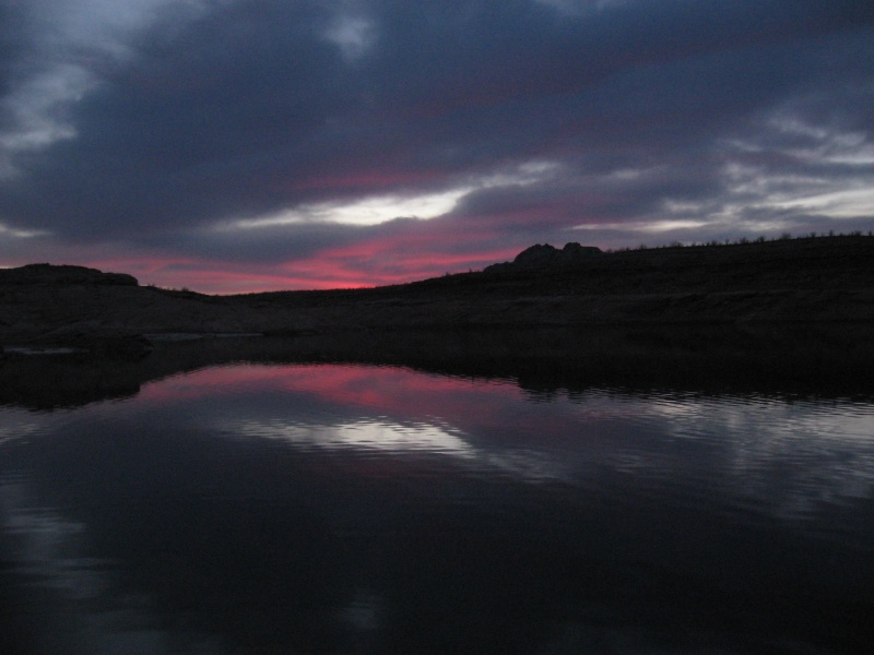 on the beach at Labrynth Canyon, saw this sky.  Hmmm something cometh....?
