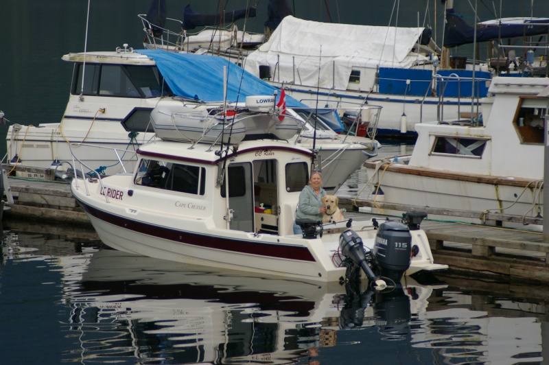 On the dock in Egmont