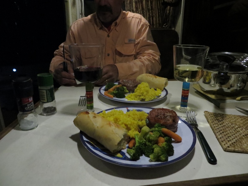 One of many fine meals!