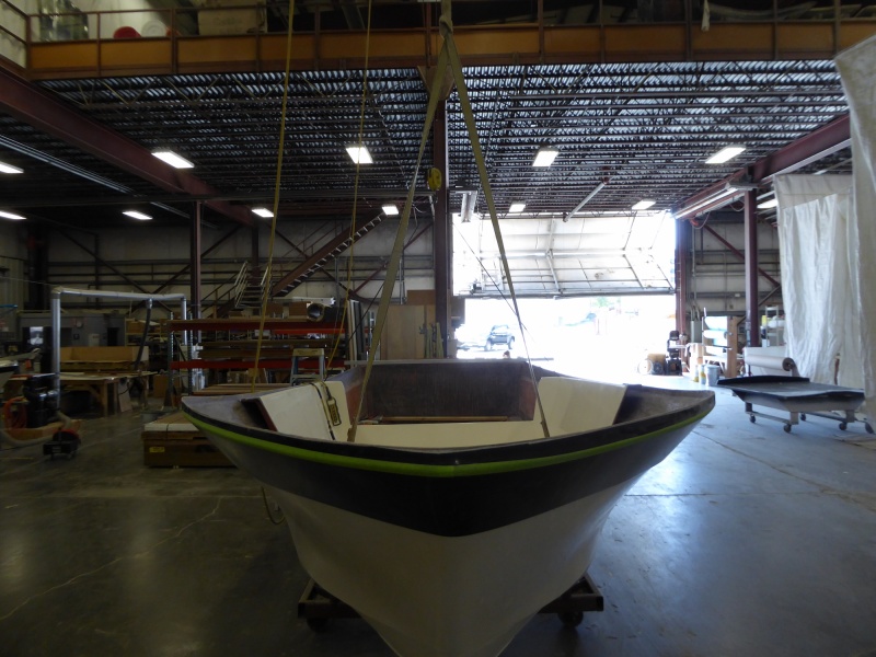One of the few non-C-dory hulls being built