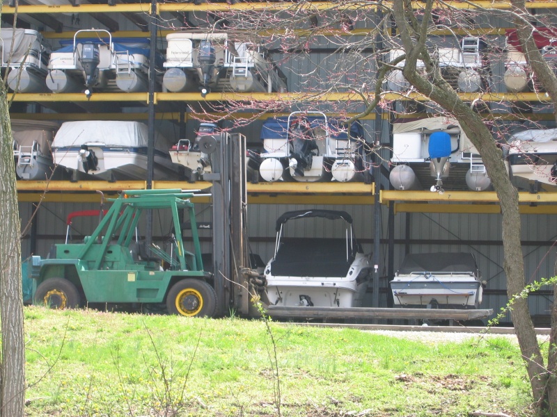 One of three dry stack buildings
