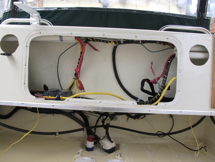 Opening in Aft Battery Compartment