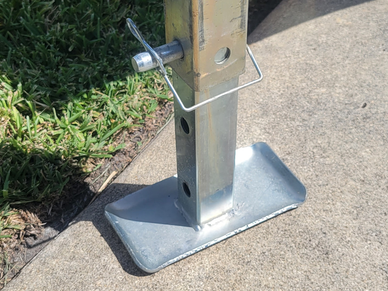 Original trailer foot had rusted out after 4 years, so I grabbed two more heavy duty replacements before they went out of stock.