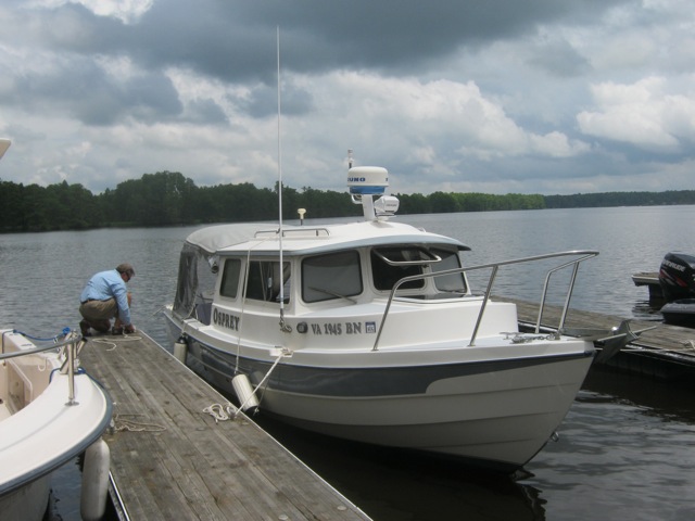 OSPREY mooring at River's Rest Marina