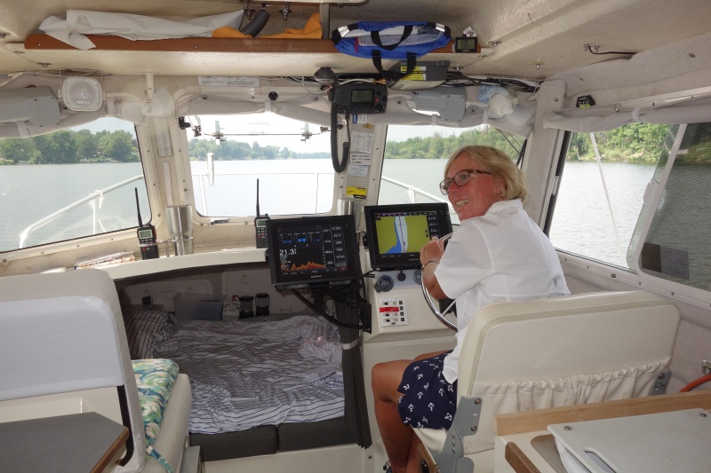 Oswego canal leads from Erie canal into Lake Ontario over 24 miles