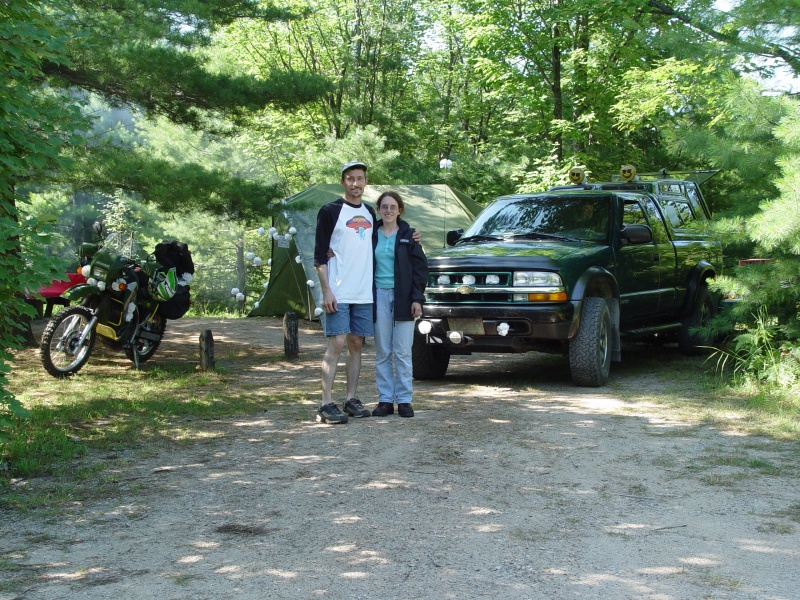 Our honeymoon camp.