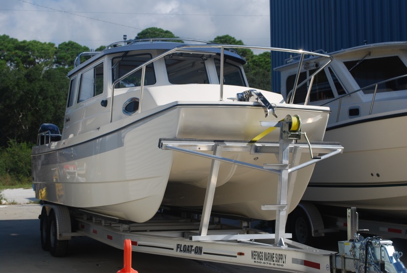 Our new 2009 Tomcat 255 "Destiny" at Wefings Marine in Eastpoint, Florida