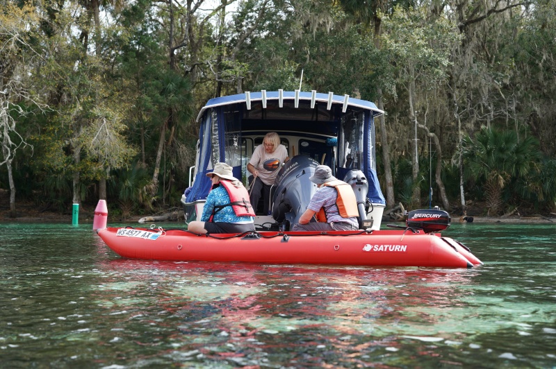 Out for a paddle and visit!