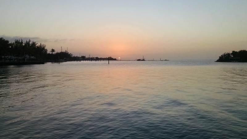 Out on the tip of the beach at the Black Fin almost every night for the sunset