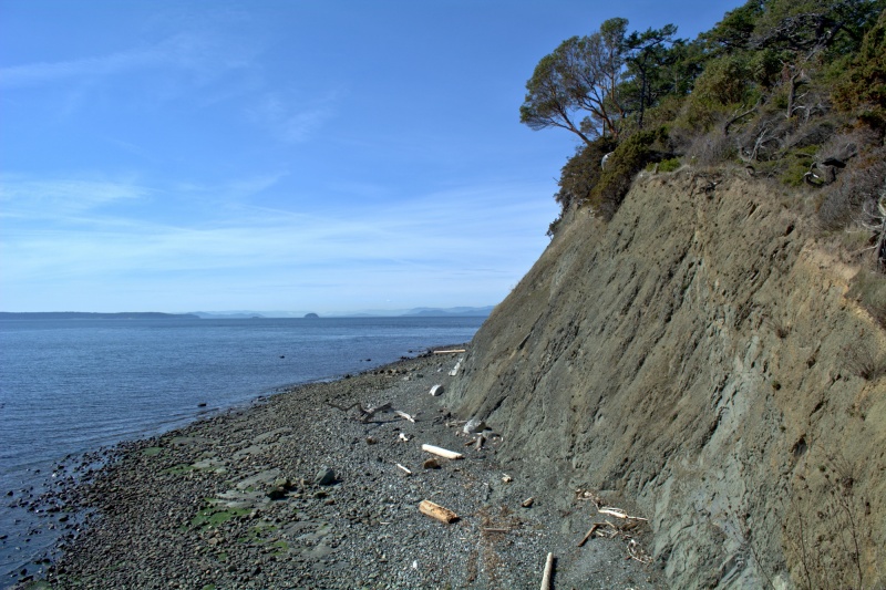 Outer shores of Sucia looking West