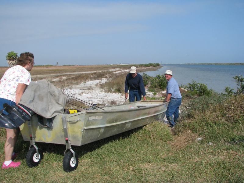 Over the berm past the Mangroves