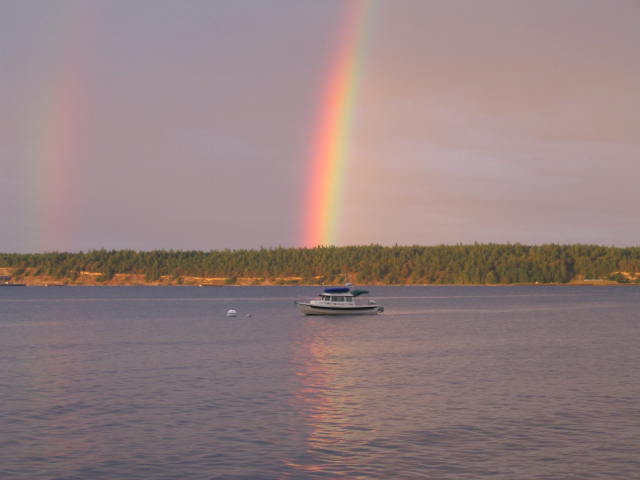 Over the rainbow at Port Townsend