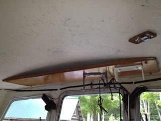 Overhead space, instruments not installed