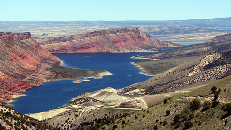 Overview of Sheep Canyon in Flaming Gorge