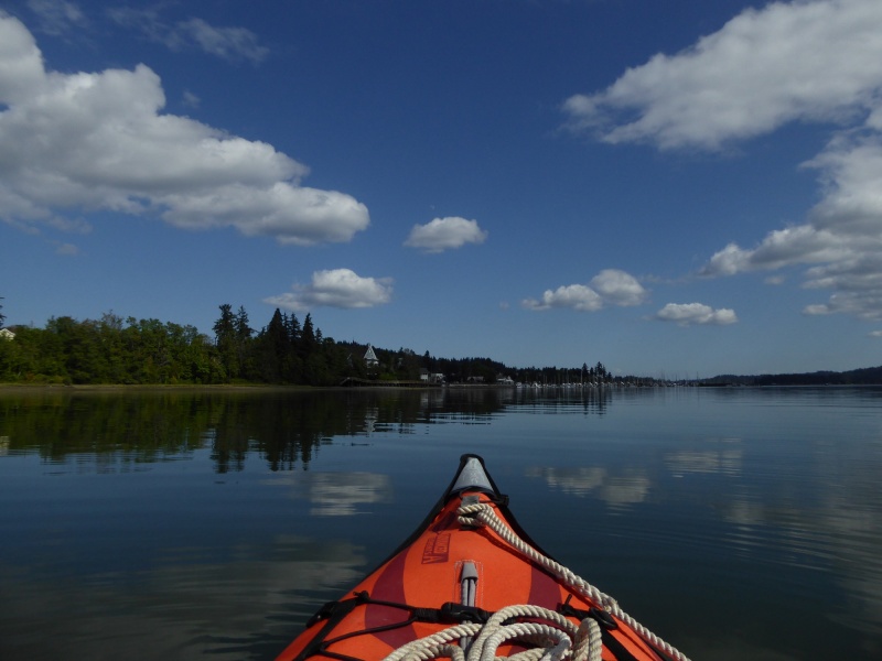 Paddling around Liberty Bay Friday afternoon 7/20