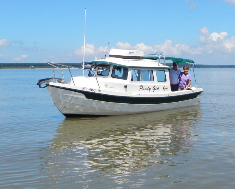 PANDY GIRL near the ghost fleet on the James