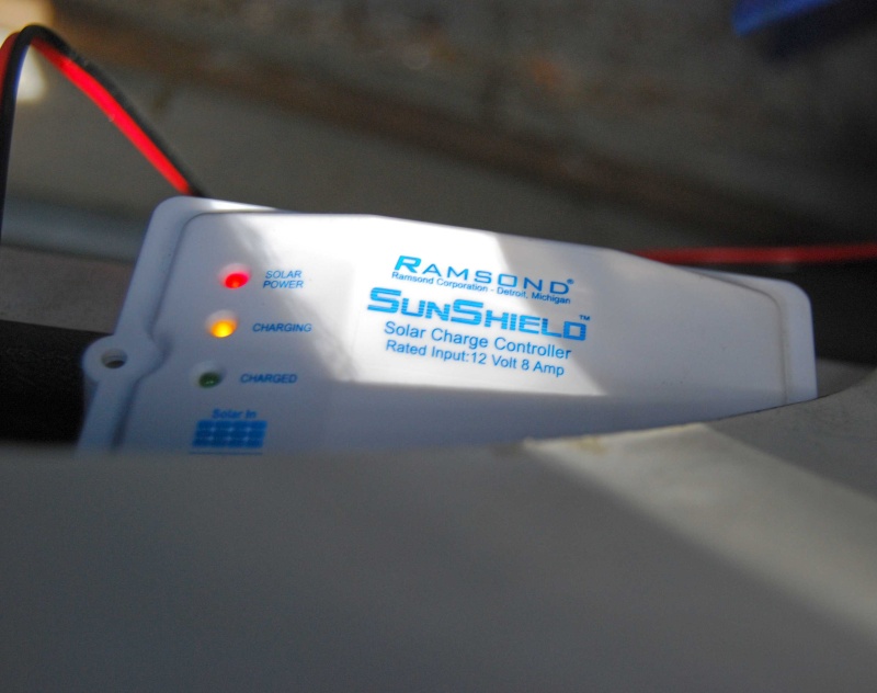 Panel and controller e-bay items. Whole setup under $100 and provide 1 amp of maintenance. Has worked fine for at least the first couple months.