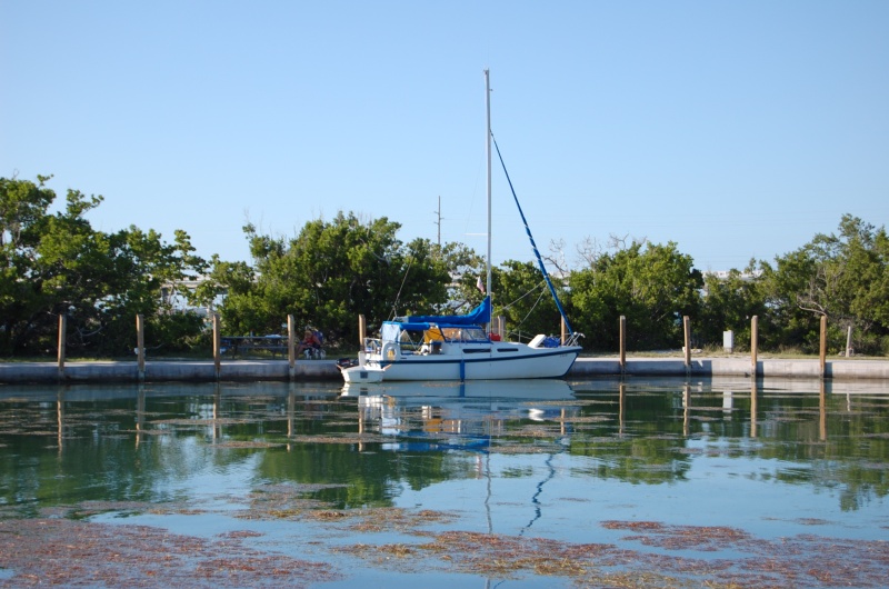 Papillon docked at Bahia Honda State Park