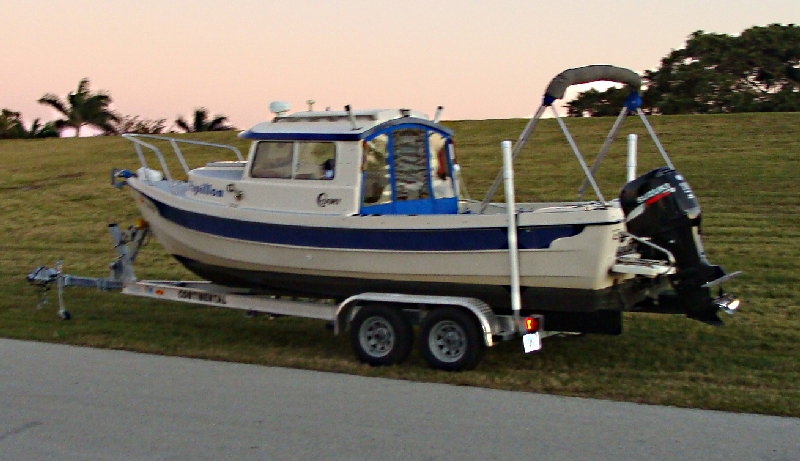Papillon parked lakeside of the Hoover Dyke