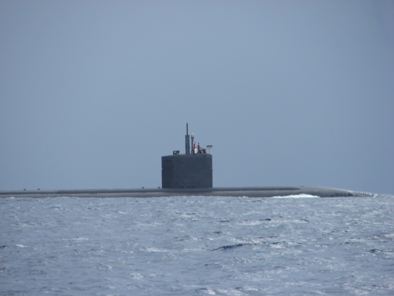 Passing our starboard side