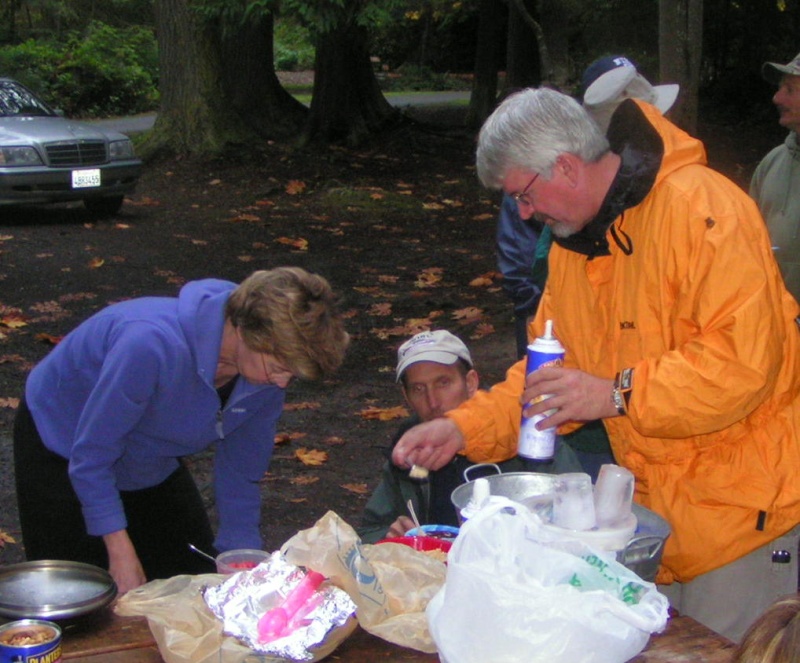 (Pat Anderson) Cynthia (C-Lou) & Fred (Anita Marie), Tom (Primative) in background