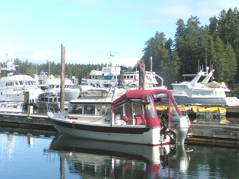 (Pat Anderson) Daydream at April Point, Quadra Island 9-17-05