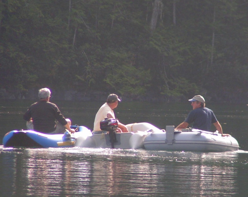 (Pat Anderson) Fearless Hunter-Gatherers Stalk the Wiley Oyster at Prideaux Haven 9-13-05
