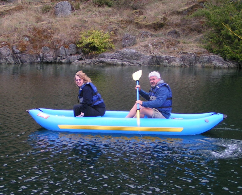 (Pat Anderson) Robbin and Fred (Anita Marie) at Roscoe Cove 9-14-05
