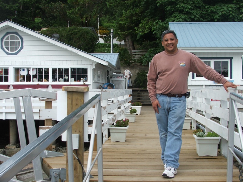 Peter at Montague Harbour