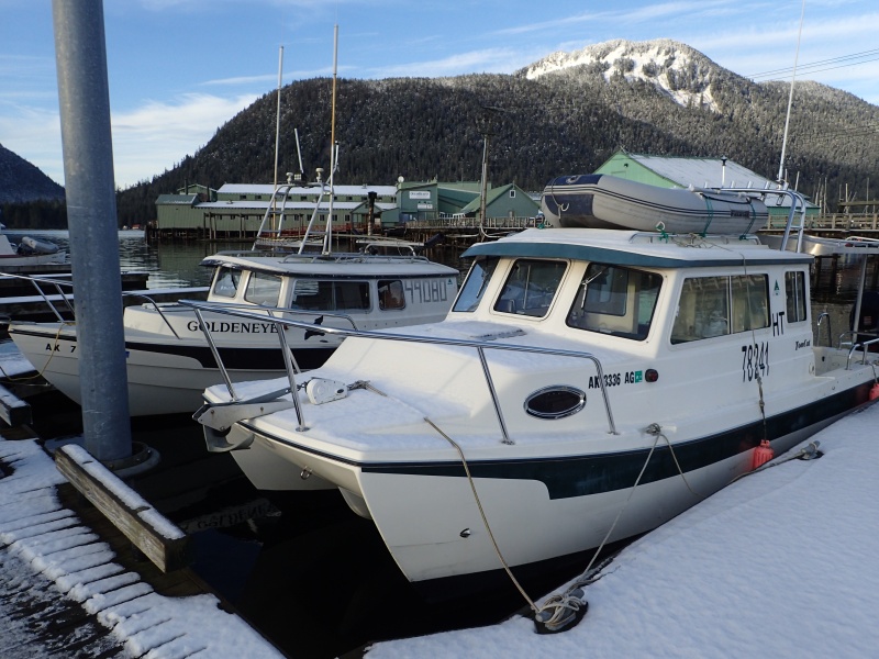 Petersburg C-Dories, side-by-side.  Petersburg Dec 2018. PC220502