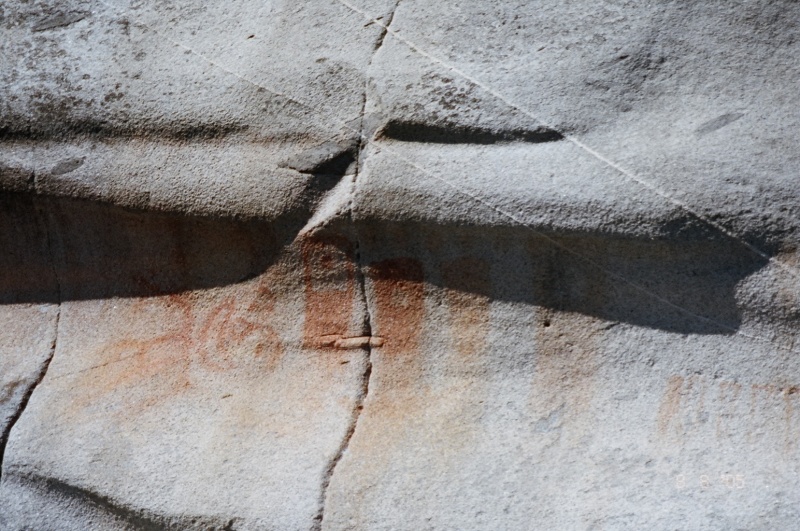 Pictograph,Human Being and Coppers