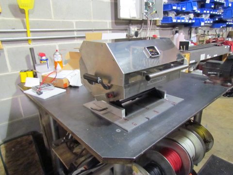 Plate ready to be installed on top of radar arch