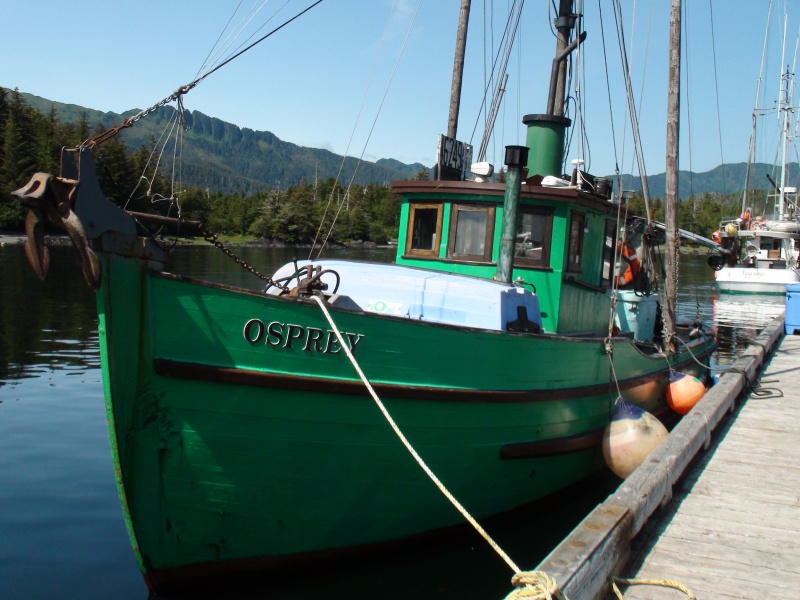 Port Alexander. 92 year old wooden fishing boat
