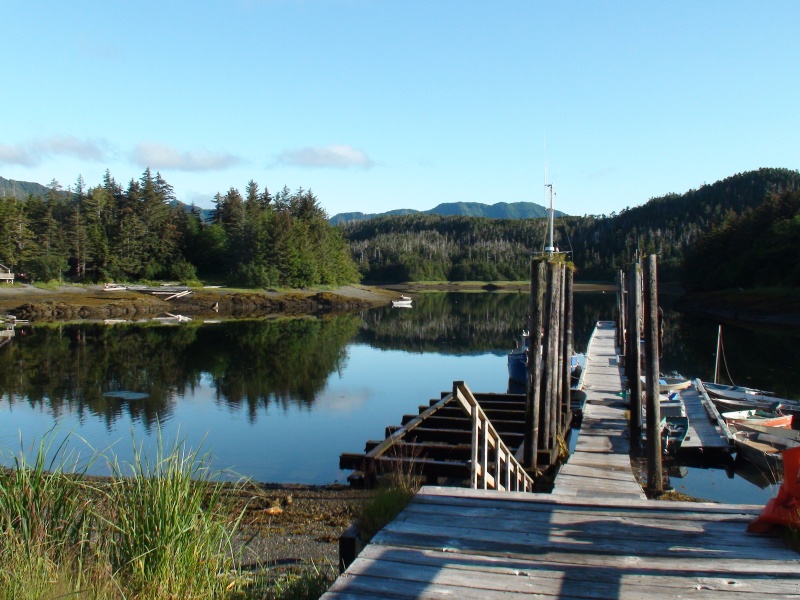 Port Alexander-Isolated very small town near Cape Ommaney, Baranof Island. North inner harbor dock
