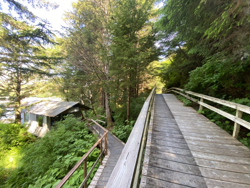 Port Alexander post office & board walk