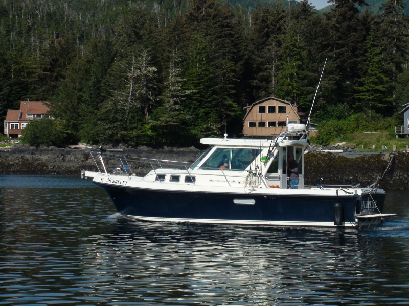 Port Alexander.  This 31 foot Albin along with a 27 foot Seahawk broached coming around Cape Ommaney on the same day we first tried.