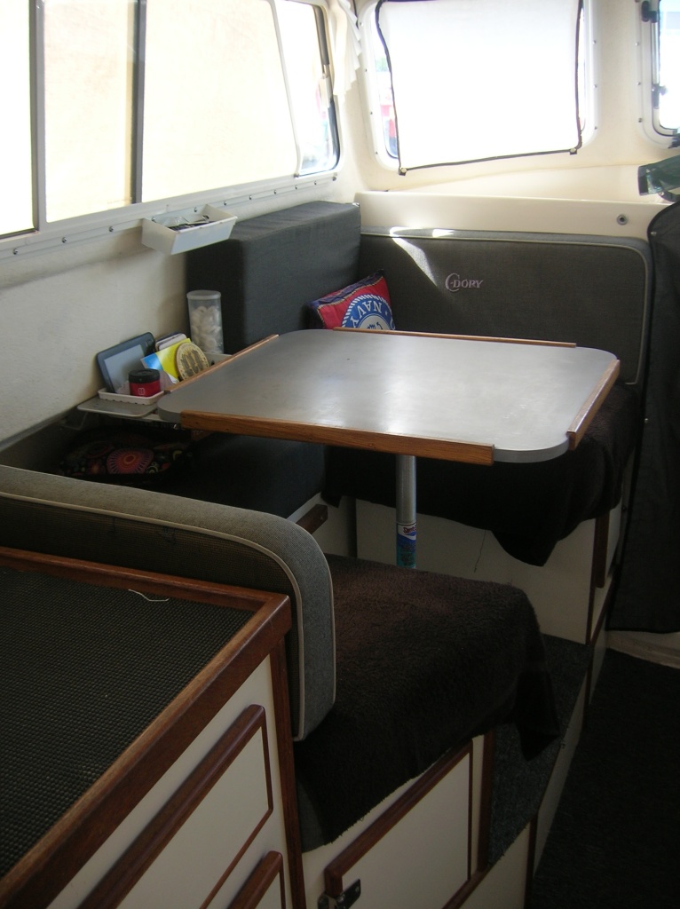 Port side dinette