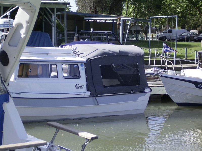 Port side view of canvas panel.