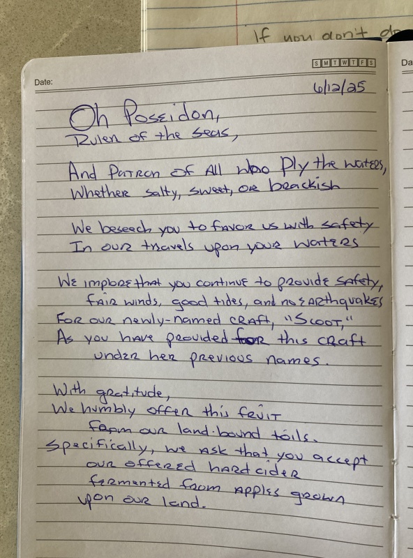 Poseidon's request for safe sailings