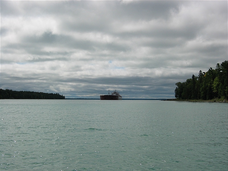 Presque Isle in narrow passage