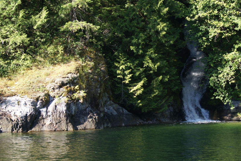 Princess Louisa Inlet, 07-10 145 Shoreline near anchorage in Princess Louisa Inlet