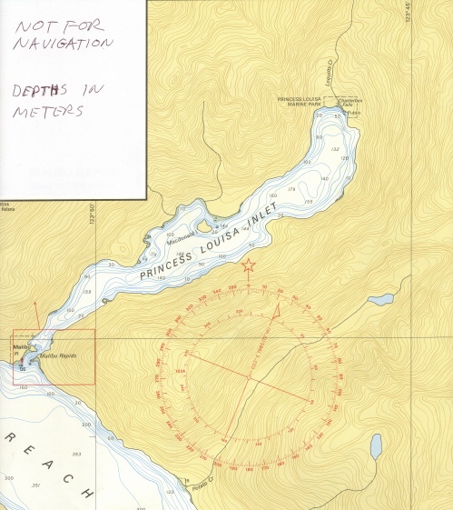 Princess Louisa Inlet (from an old chart)