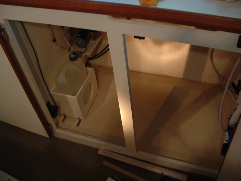 Problem #3, what to do with the locker under the galley area?