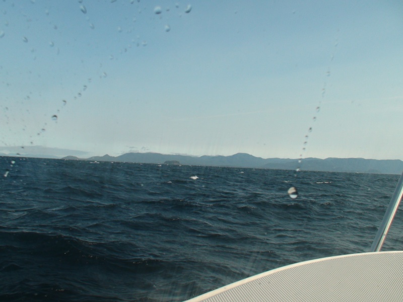 Pt Gardner & Yasha Island off the port bow