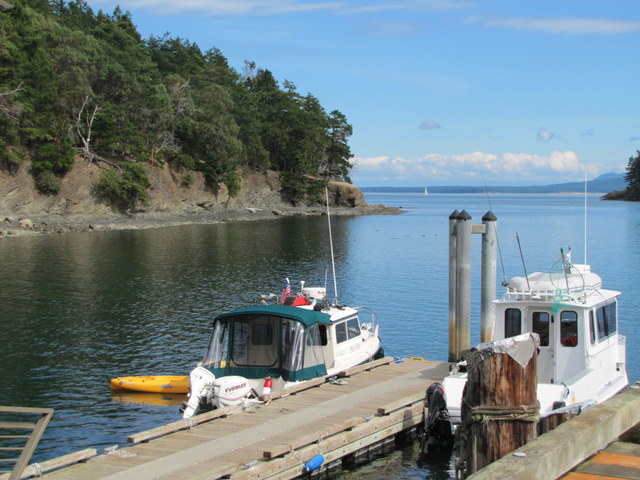 Public dock, Stuart Island.