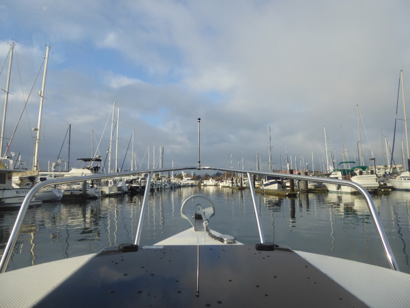 Quick stop in Cap Sante Marina to say hi to a friend before heading home