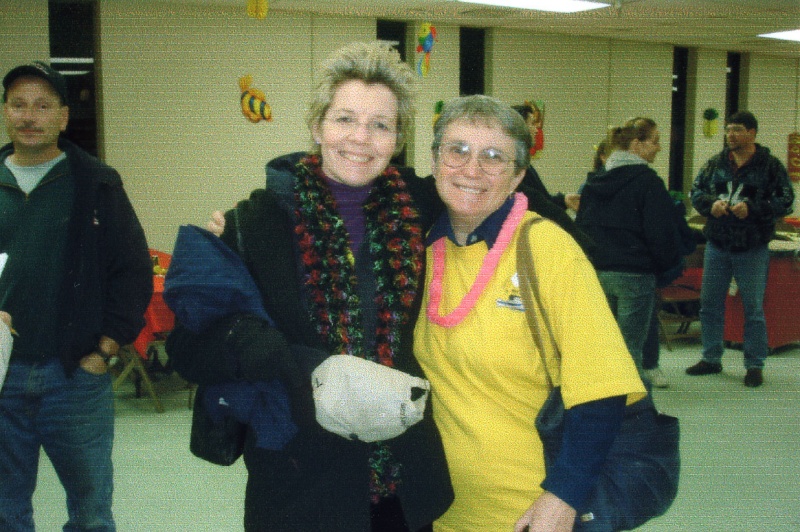 (R/J): Cynthia (C-Lou) and Ruth (R-Matey).