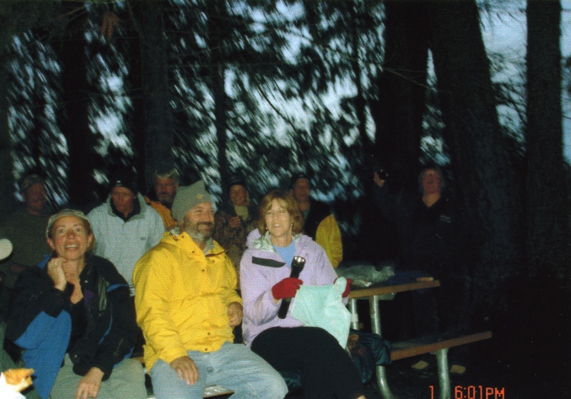 (R/J):Front row: Rene (Primative), Bill & Dana (Da Nag). Seated in back: Jon (C-Lou), Robbi (C-Run), Fred (Anita Marie), Diane & Jeff (Immacu-Nada) & Patty (Daydream).