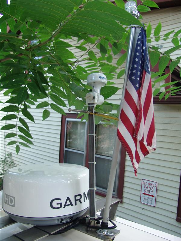 Radar, GPS, and anchor light.